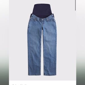Abercrombie Maternity Ankle Straight Jeans